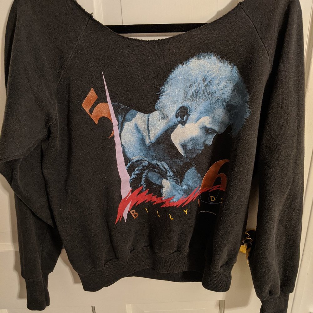 Authentic Vintage 1986 Billy Idol Tour Sweatshirt